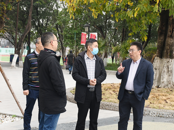 王永昭到南山中学检查督导工作